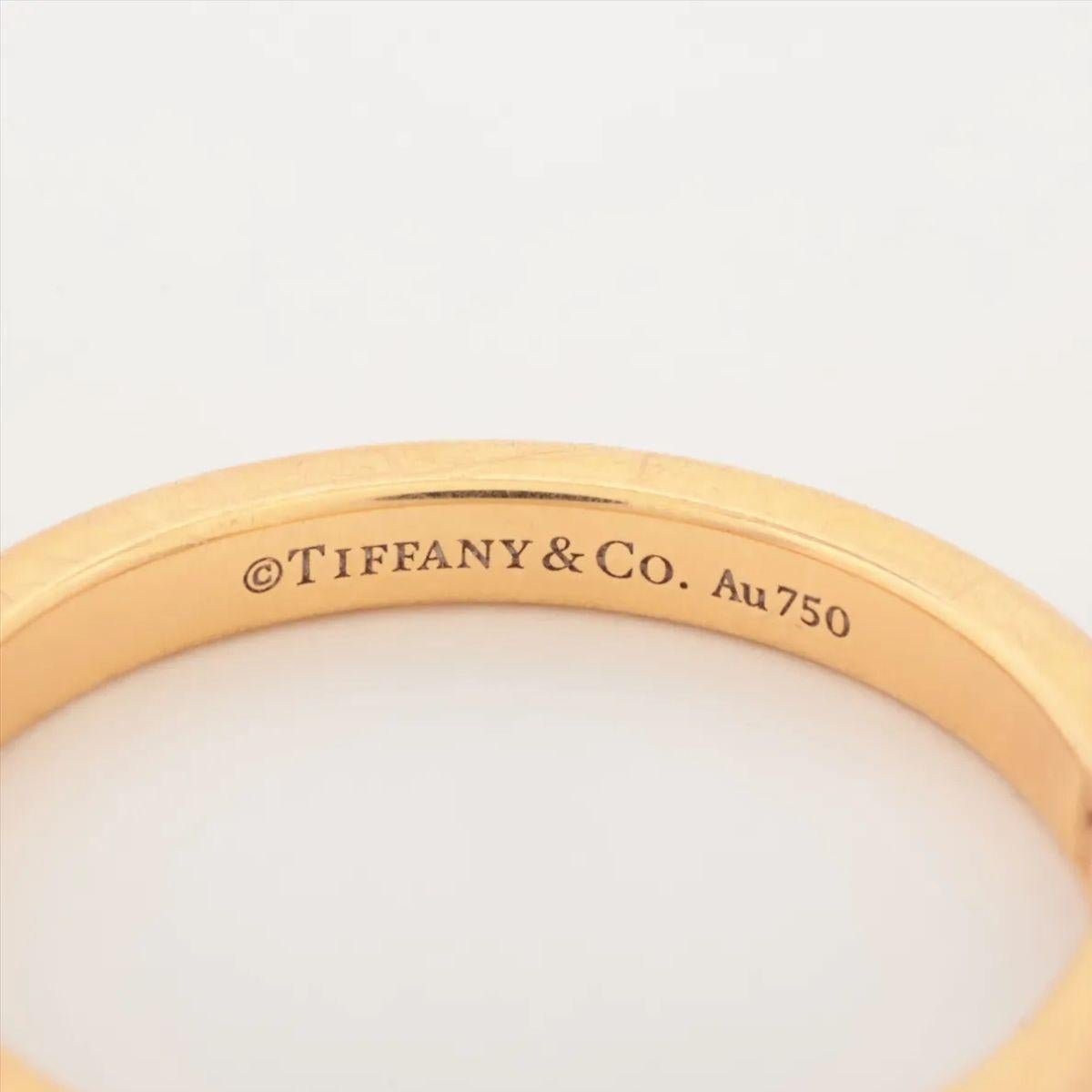 Tiffany & Co. Klassischer Band Diamantring Gold im Zustand „Gut“ im Angebot in Humacao, PR