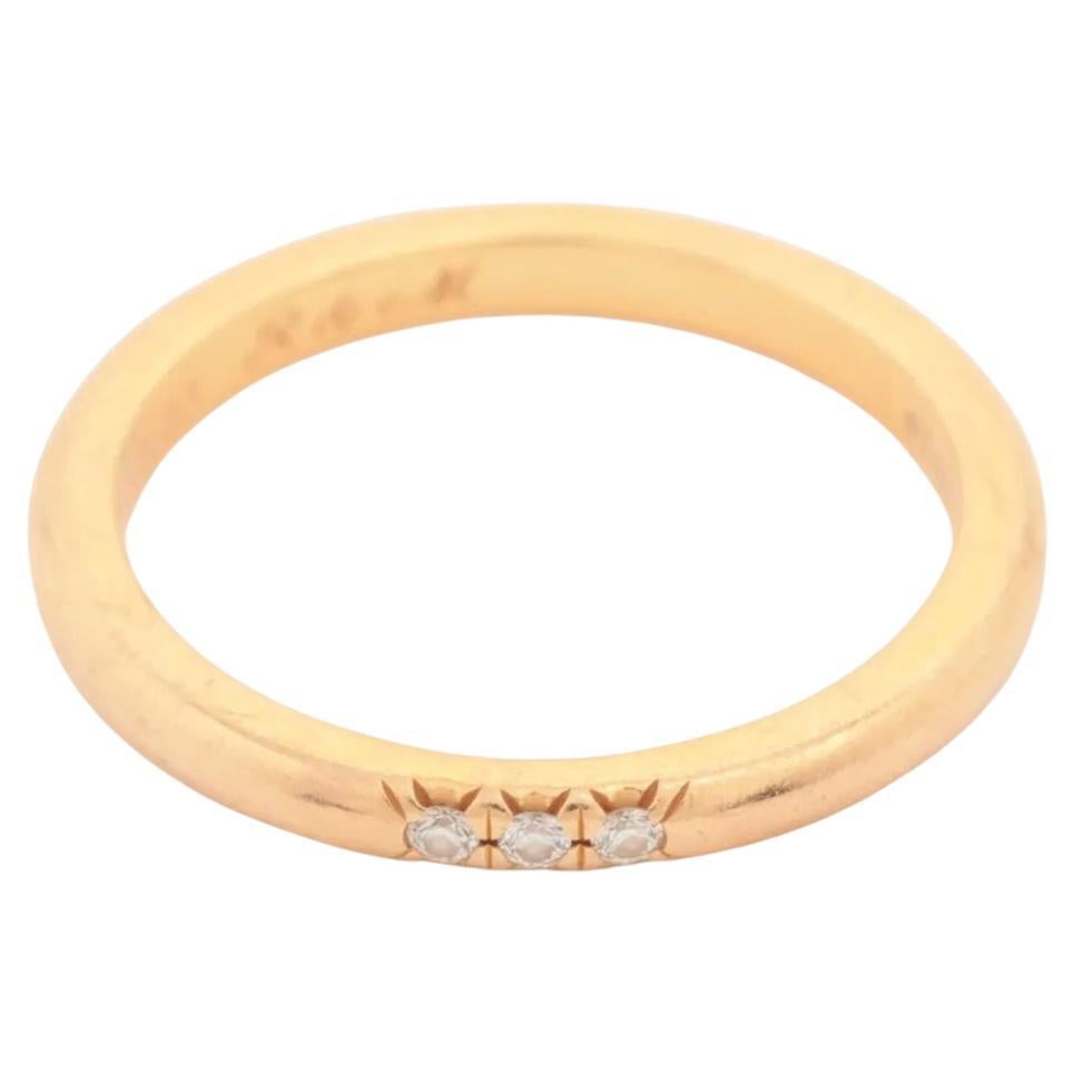 Tiffany & Co. Classic Band Diamond Ring Gold