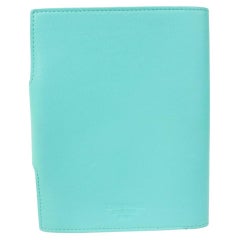 Tiffany & Co. klassische blaue Agenda Tagebuch Abdeckung 861197