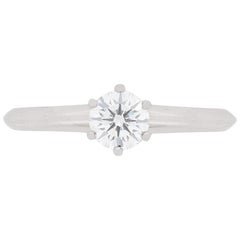 Tiffany & Co. Classic Diamond Solitaire Engagement Ring