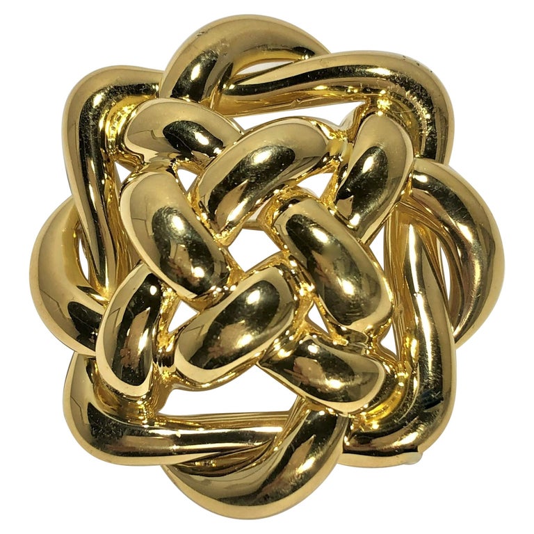 Tiffany and Classic Gold Brooch For Sale at 1stDibs valuable
