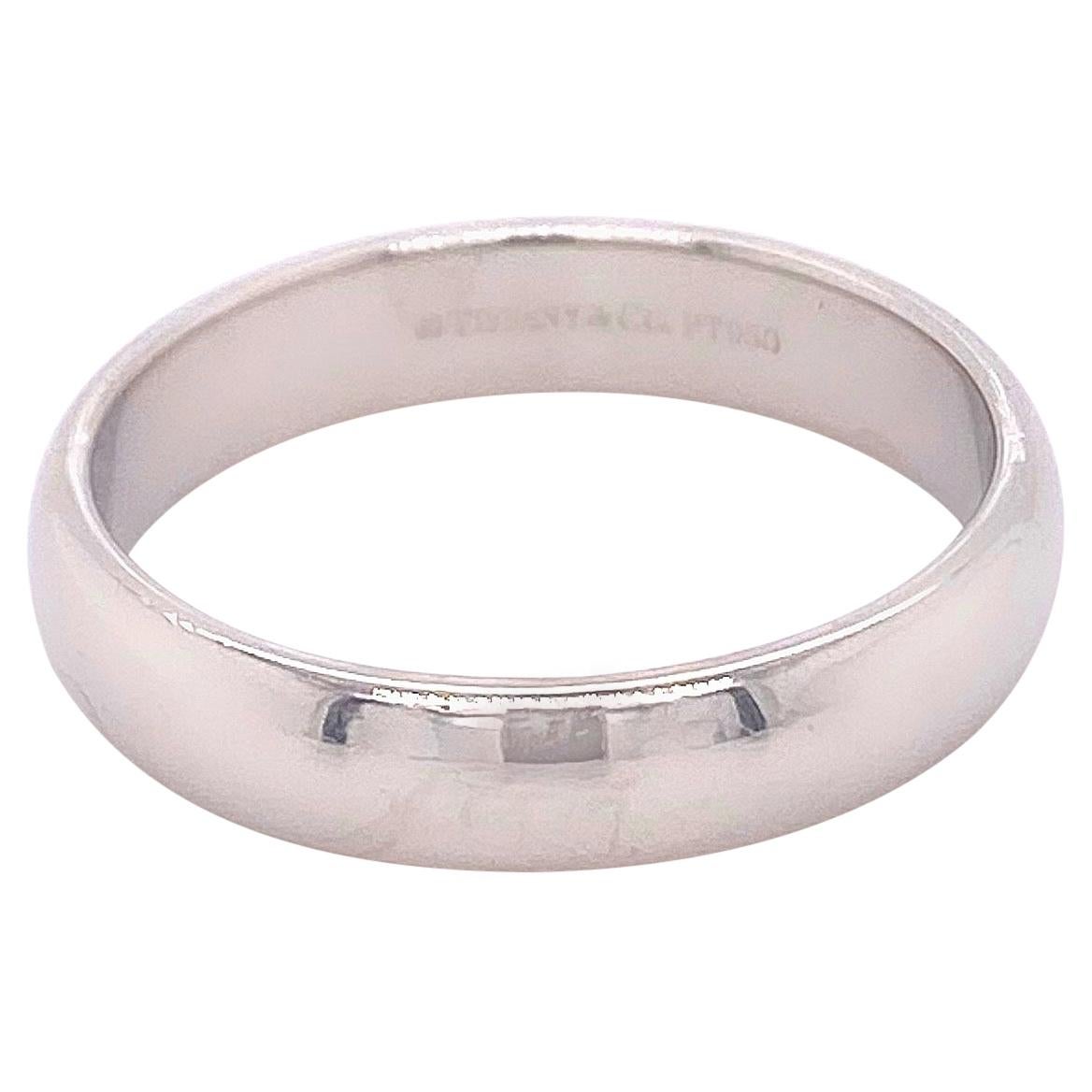 Tiffany and Co. Platinum Wedding Band Ring Knife Edge #2 at 1stDibs ...