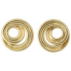 Tiffany & Co. Classic Swirl Gold Earrings