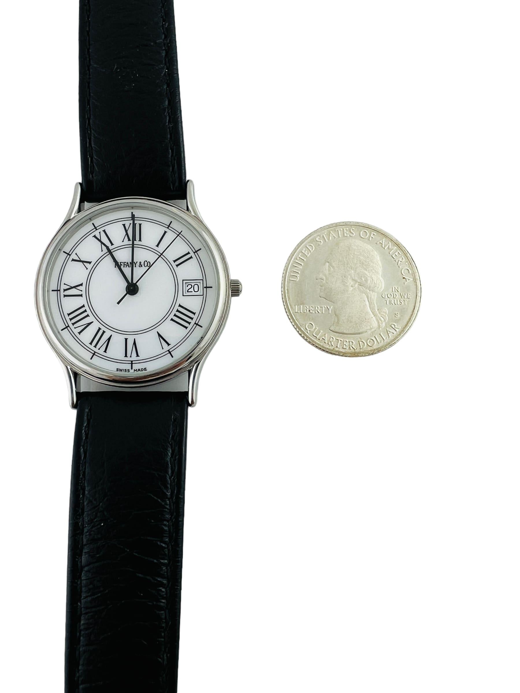 Tiffany & Co. Classic Watch White Roman Dial Quartz with Box 11