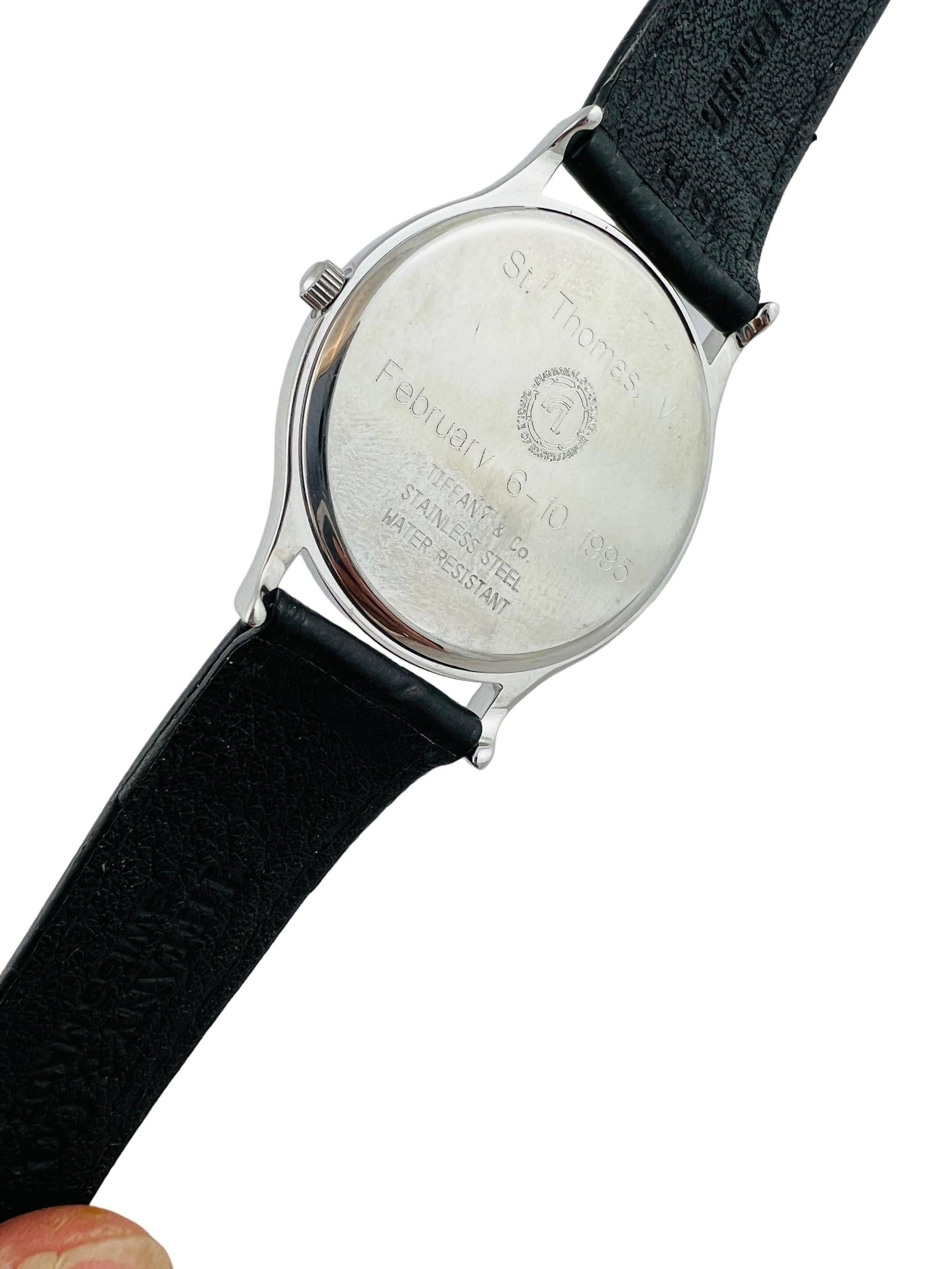 Tiffany & Co. Classic Watch White Roman Dial Quartz with Box 1
