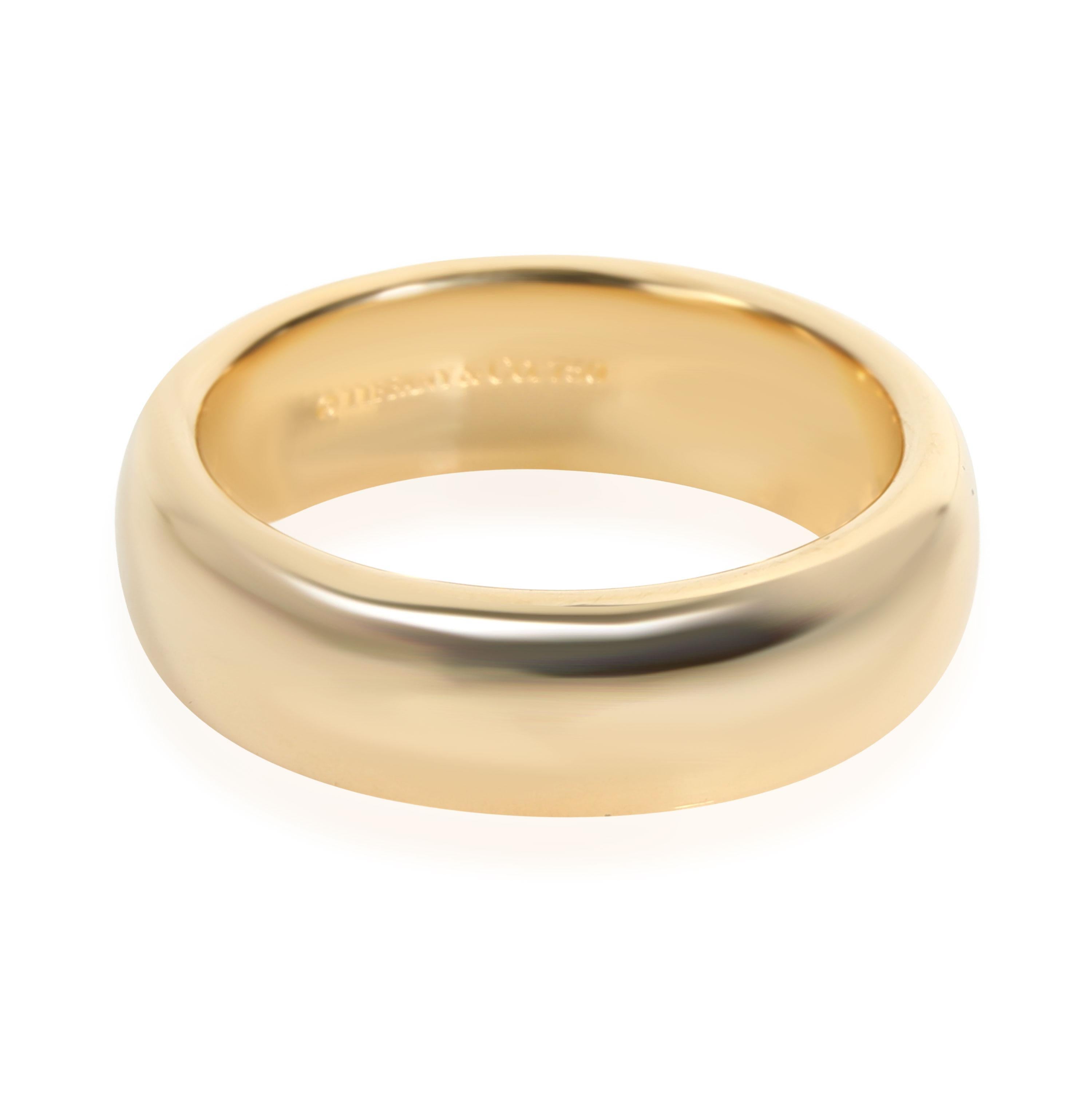 Women's or Men's Tiffany & Co. Classic Wedding Band in 18K Yellow Gold