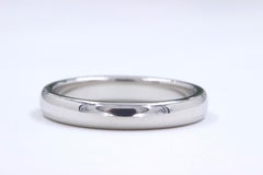 Tiffany & Co. Classic Wedding Band Ring Platinum