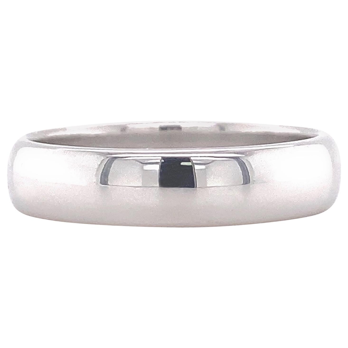 Tiffany and Co. 18 Carat Yellow Gold Tiffany Classic Wedding Band Ring