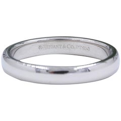 Tiffany & Co. Classic Wedding Band Ring Platinum