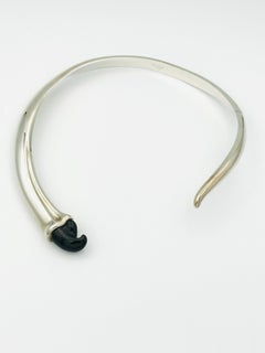 Tiffany & Co Claw Necklace Elsa Peretti Sterling Silver