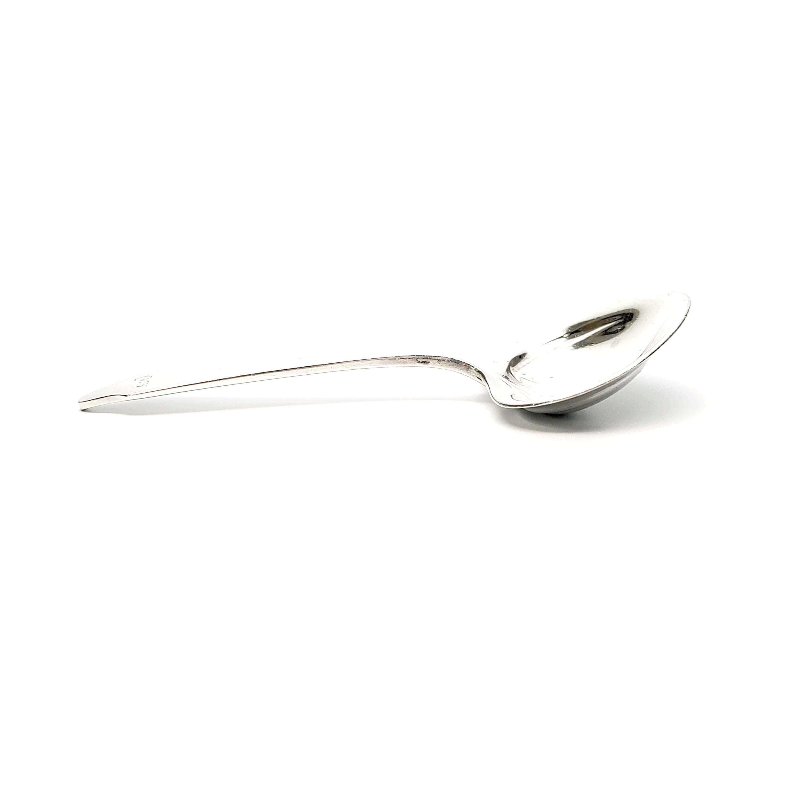 Tiffany & Co Clinton Pattern Small Bon Bon Spoon In Good Condition For Sale In Washington Depot, CT