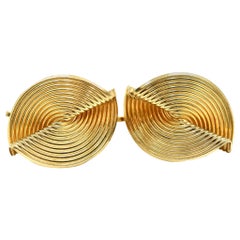 Tiffany 
Co. Clip-On Earrings 14 Karat Yellow Gold