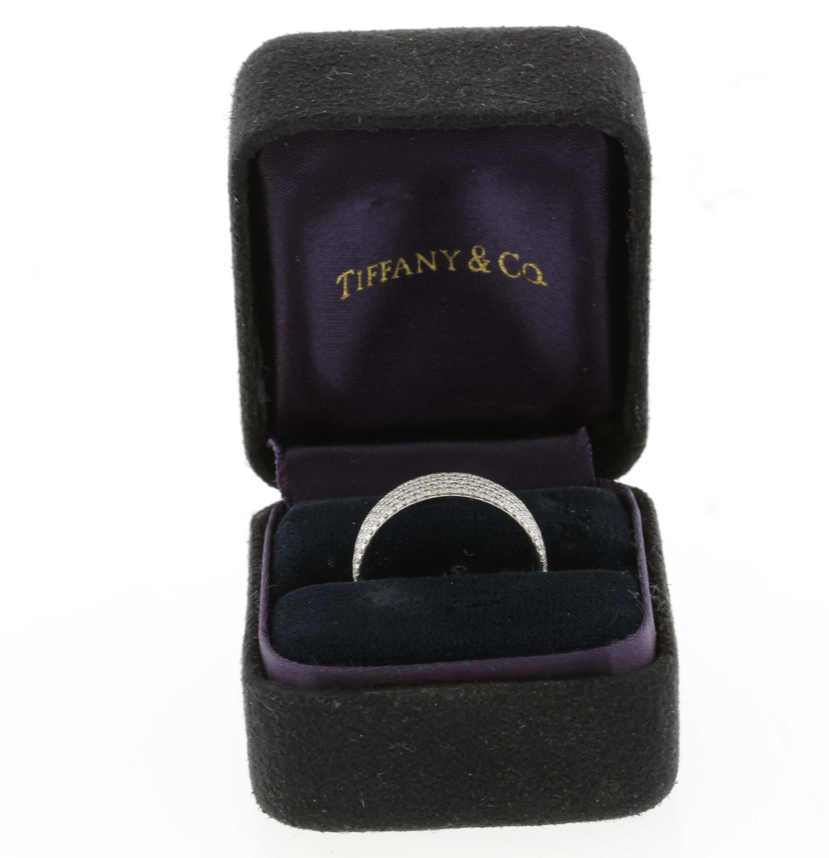 tiffany metro five row ring