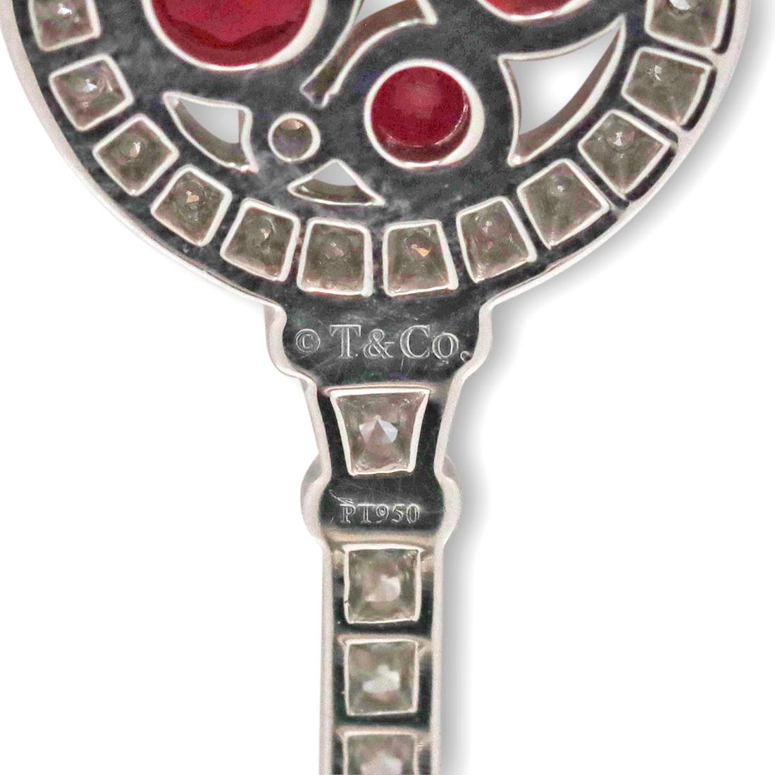 ruby key pendant