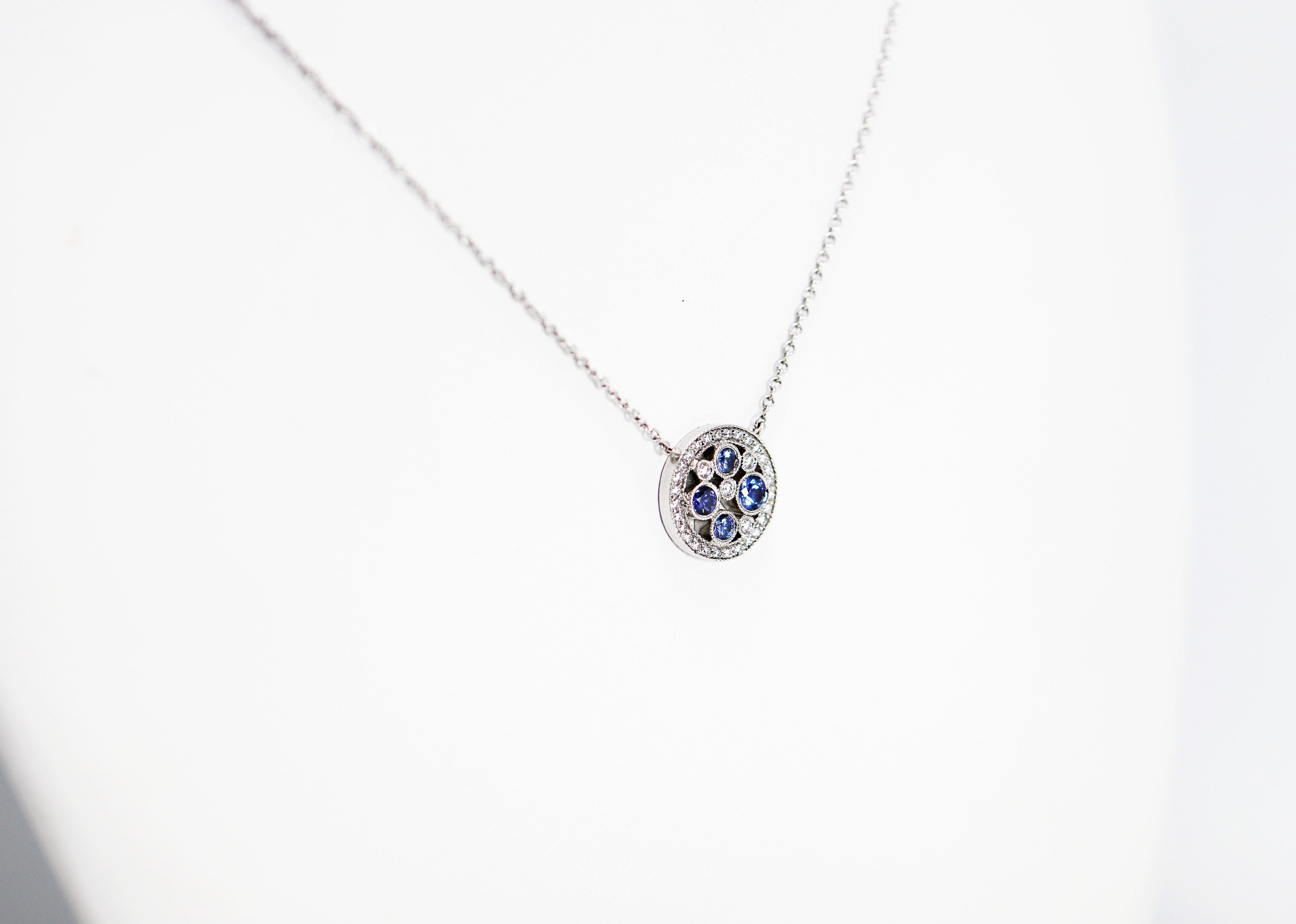 tiffany sapphire necklace