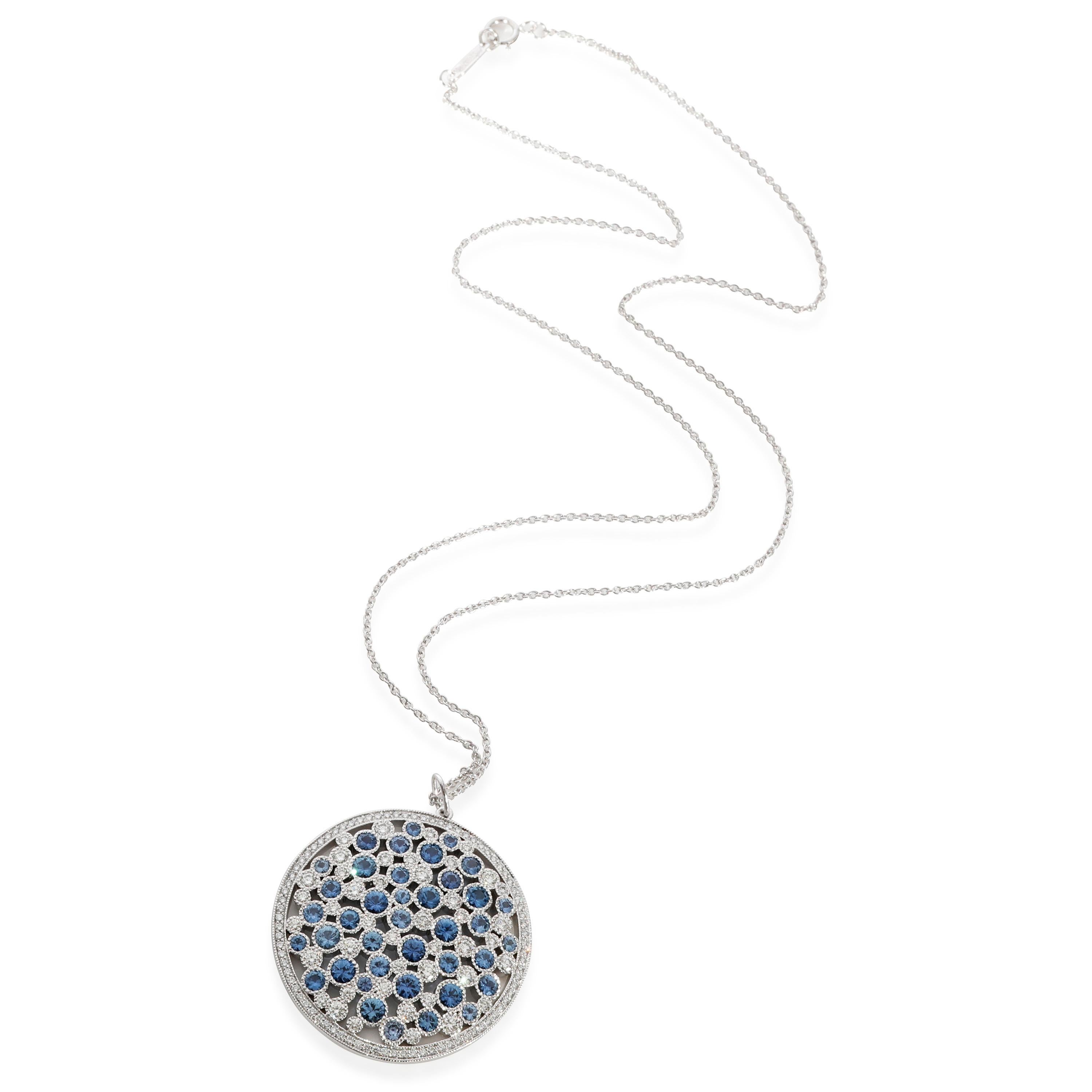 Tiffany & Co. Cobblestone Sapphire Diamond Pendant in  Platinum 0.91 CTW

PRIMARY DETAILS
SKU: 127972
Listing Title: Tiffany & Co. Cobblestone Sapphire Diamond Pendant in  Platinum 0.91 CTW
Condition Description: Retails for 16500 USD. In excellent