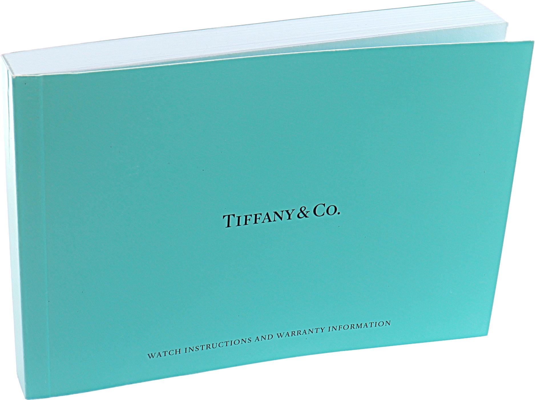 Tiffany & Co. Orologio Cocktail a 2 mani con pavé di diamanti in oro rosa in vendita 3