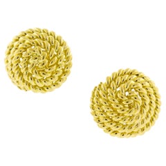 Tiffany & Co Coiled Rope Ear Studs
