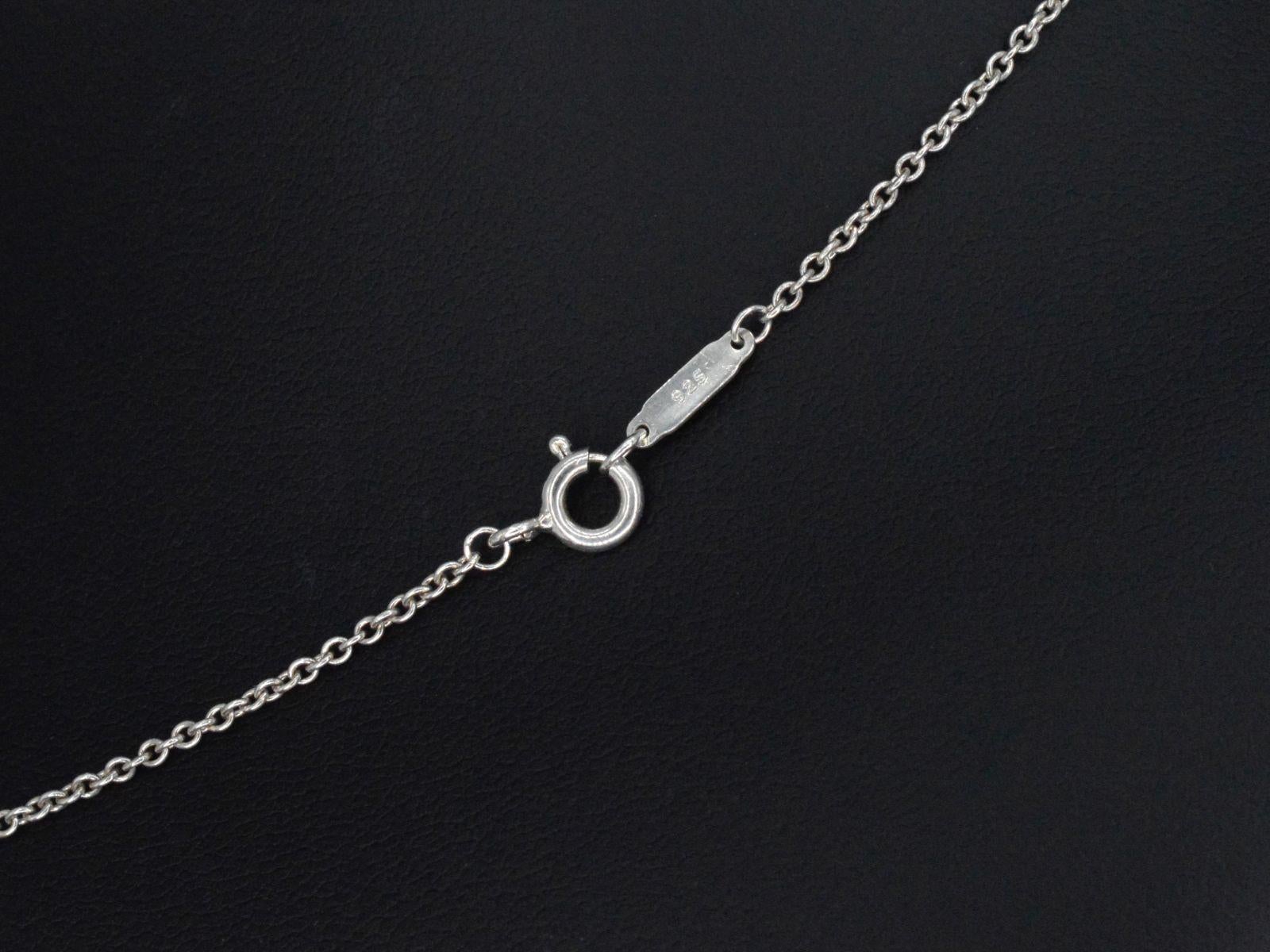 tiffany interlocking circles necklace