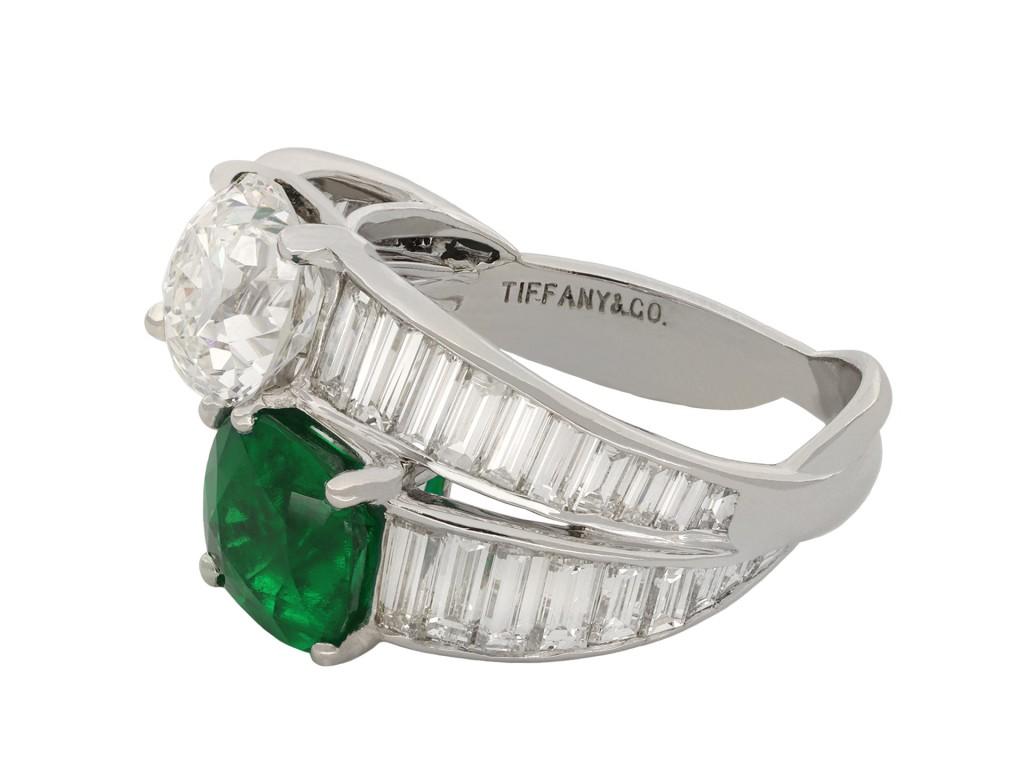 emerald tiffany engagement rings
