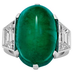 Tiffany & Co. Colombian Emerald Ring, 13.43 carats