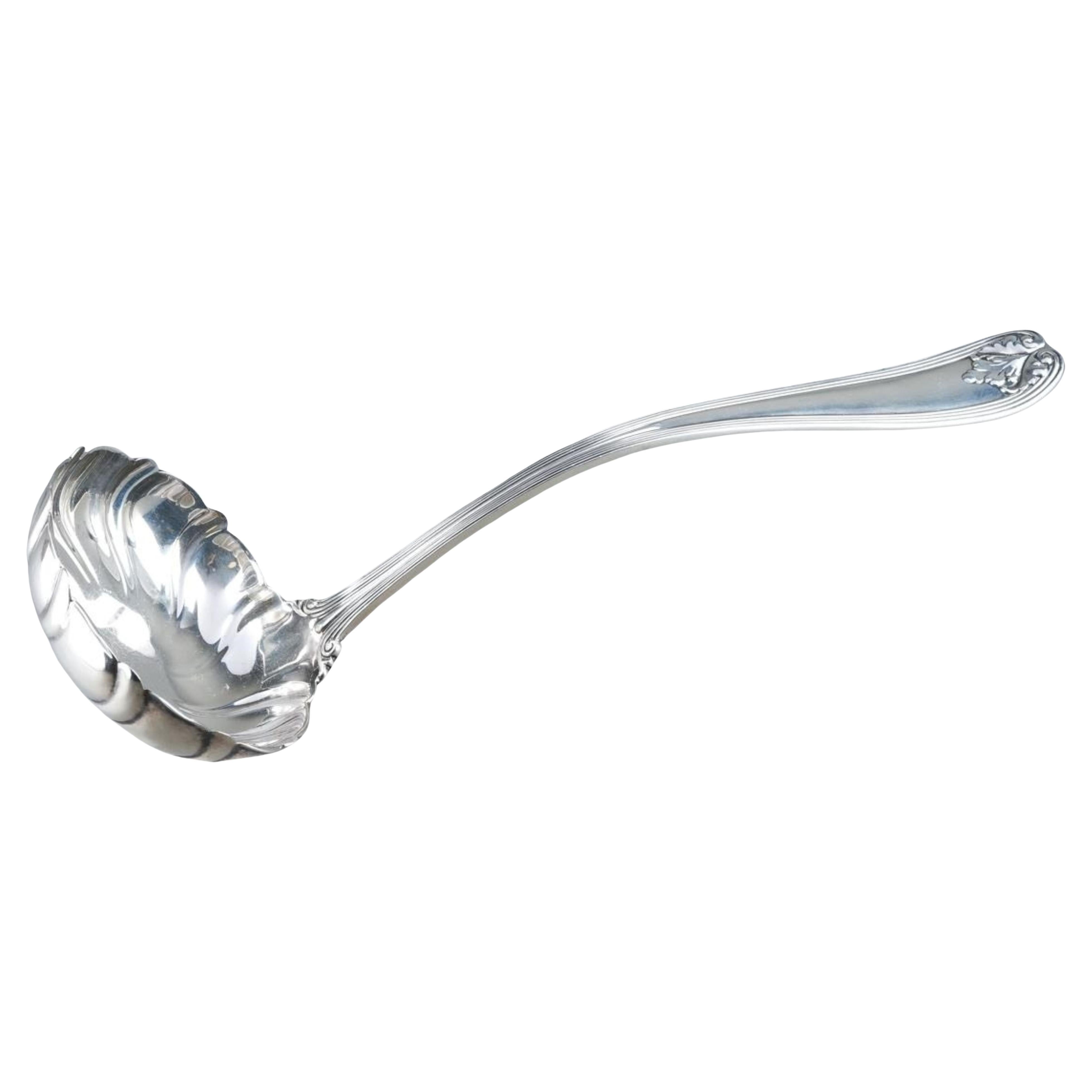 Tiffany 
co. Colonial patter silver soup ladle