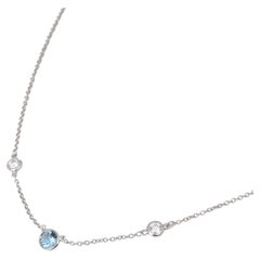 Tiffany & Co. Colours by the Yard Aquamarine and Diamond Necklace