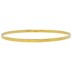 Vintage Tiffany & Co. Contemporary 14 Karat Gold Bangle Bracelet