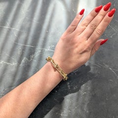 Tiffany & Co. Zeitgenössisches Armband aus 18 Karat Gelbgold mit großer Hardware