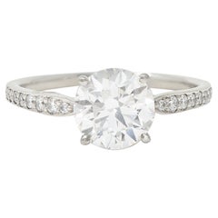 Tiffany & Co. Contemporary 2.02 CTW Diamond Platinum Harmony Engagement Ring