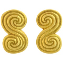 Tiffany & Co. Contemporary Double Spiral Clip-On Earrings