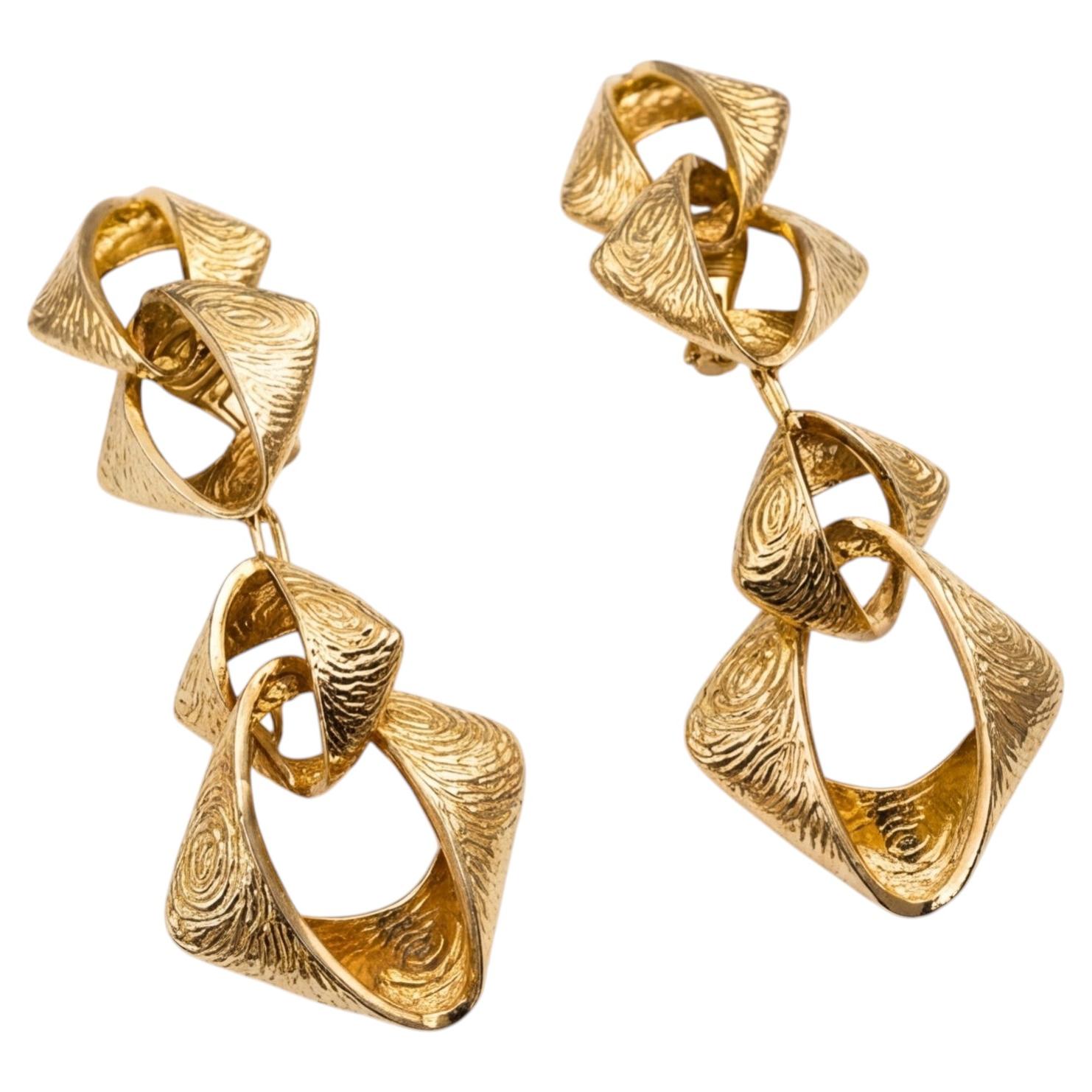 Tiffany & Co. Convertible Detachable 18 Karat Yellow Gold For Sale