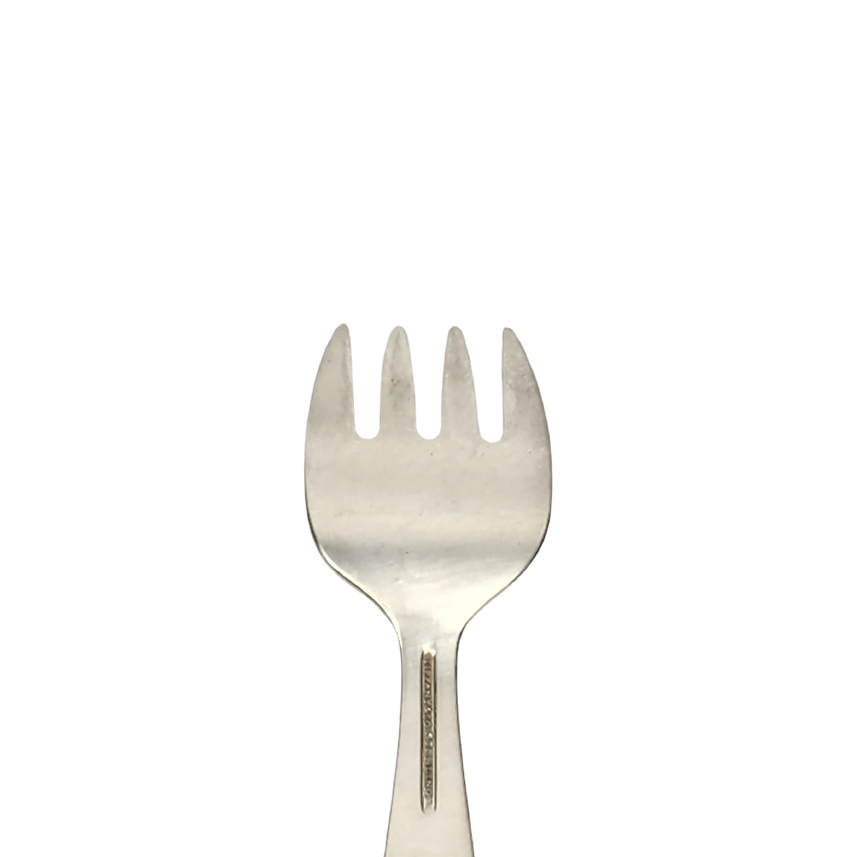 Tiffany & Co Cordis Sterling Silver Baby/Child Feeding Fork #15487 For Sale 2