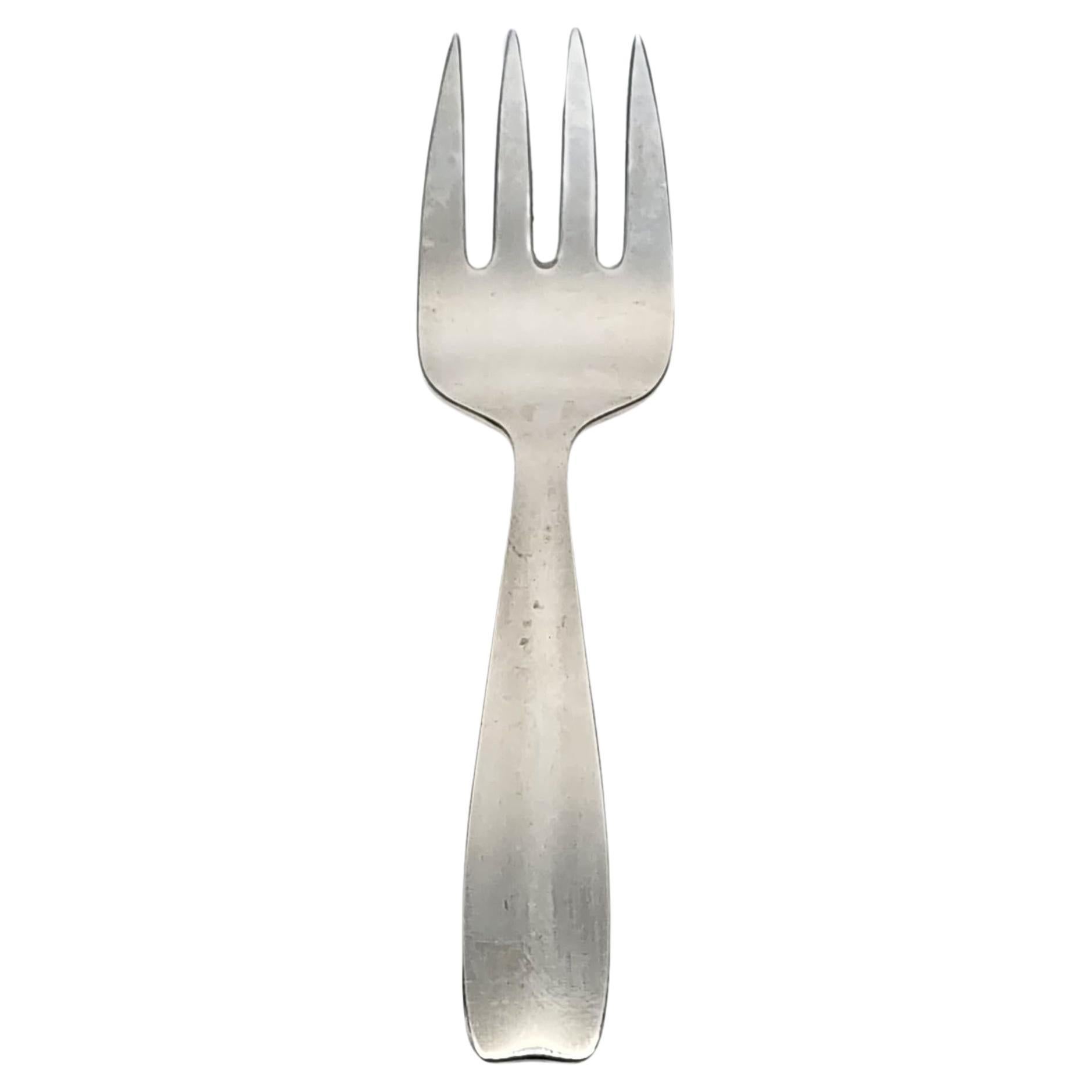 Tiffany & Co Cordis Sterling Silver Baby/Child Feeding Fork #15487 For Sale