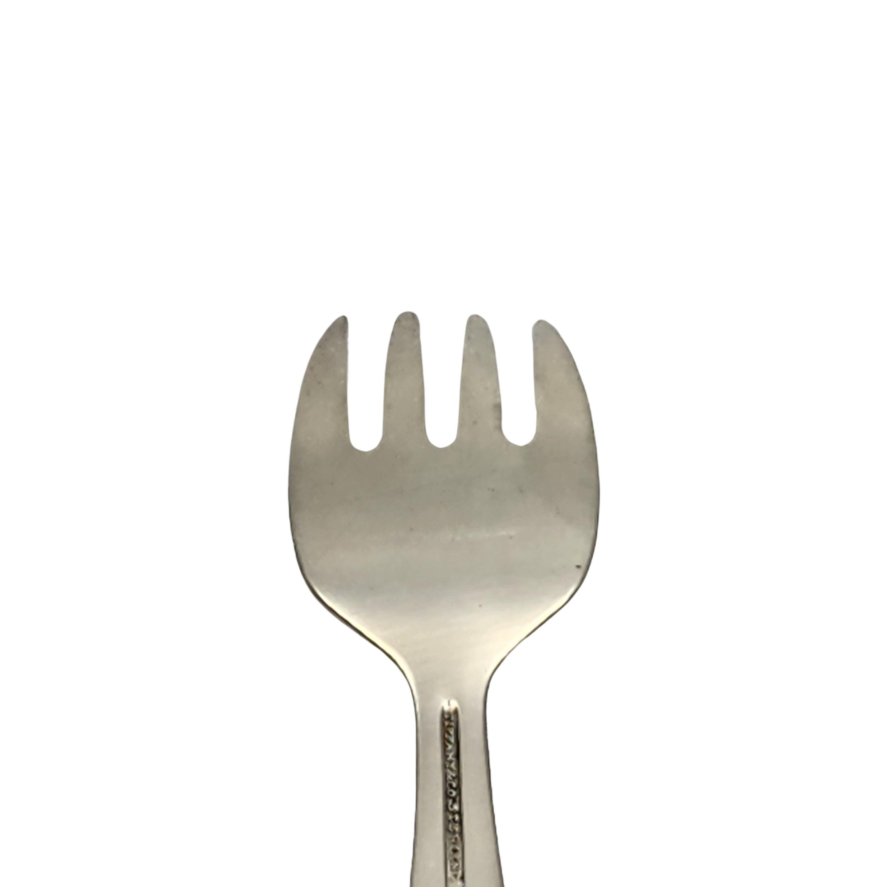 Tiffany & Co Cordis Sterling Silver Baby/Child Feeding Fork #15491 For Sale 2