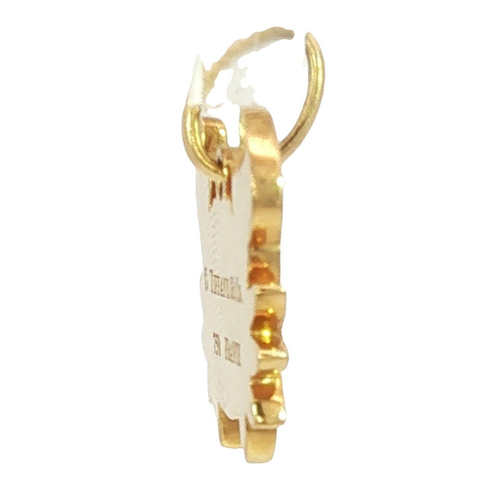 Tiffany & Co. Pendentif français en or jaune 18K avec breloque crabe RARE en vente 1
