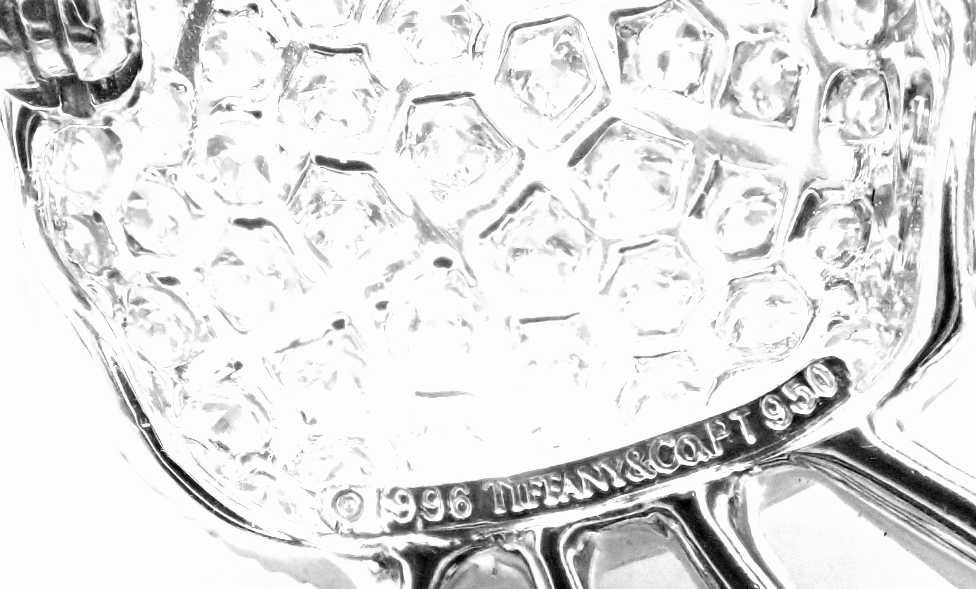 Tiffany & Co. Broche en platine avec perle de Tahiti crabe et diamants de 2,70 carats Unisexe en vente