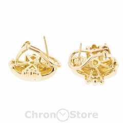 Tiffany & Co. Criss Cross 18 Karat Yellow Gold Ladies Earrings