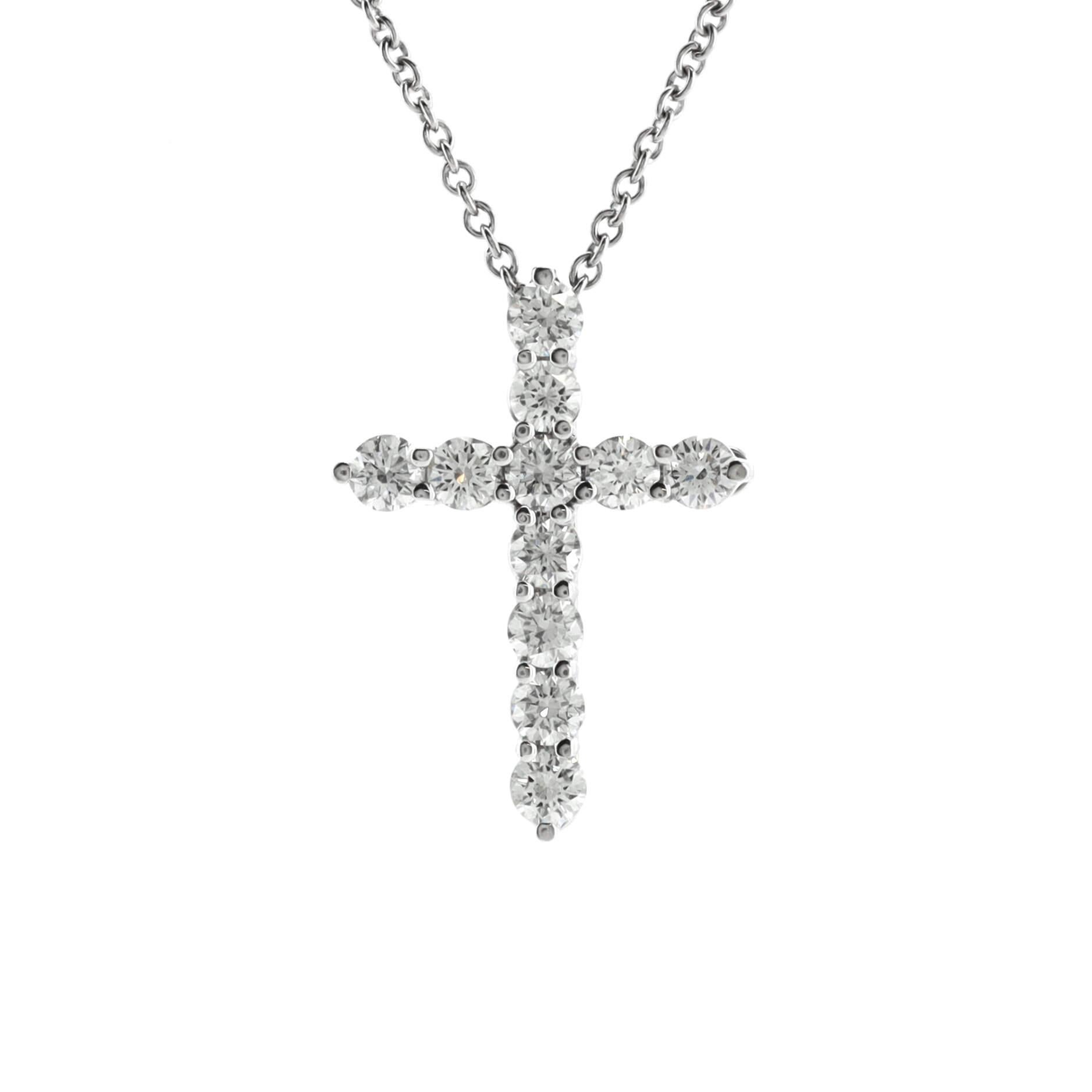 tiffany's cross necklace