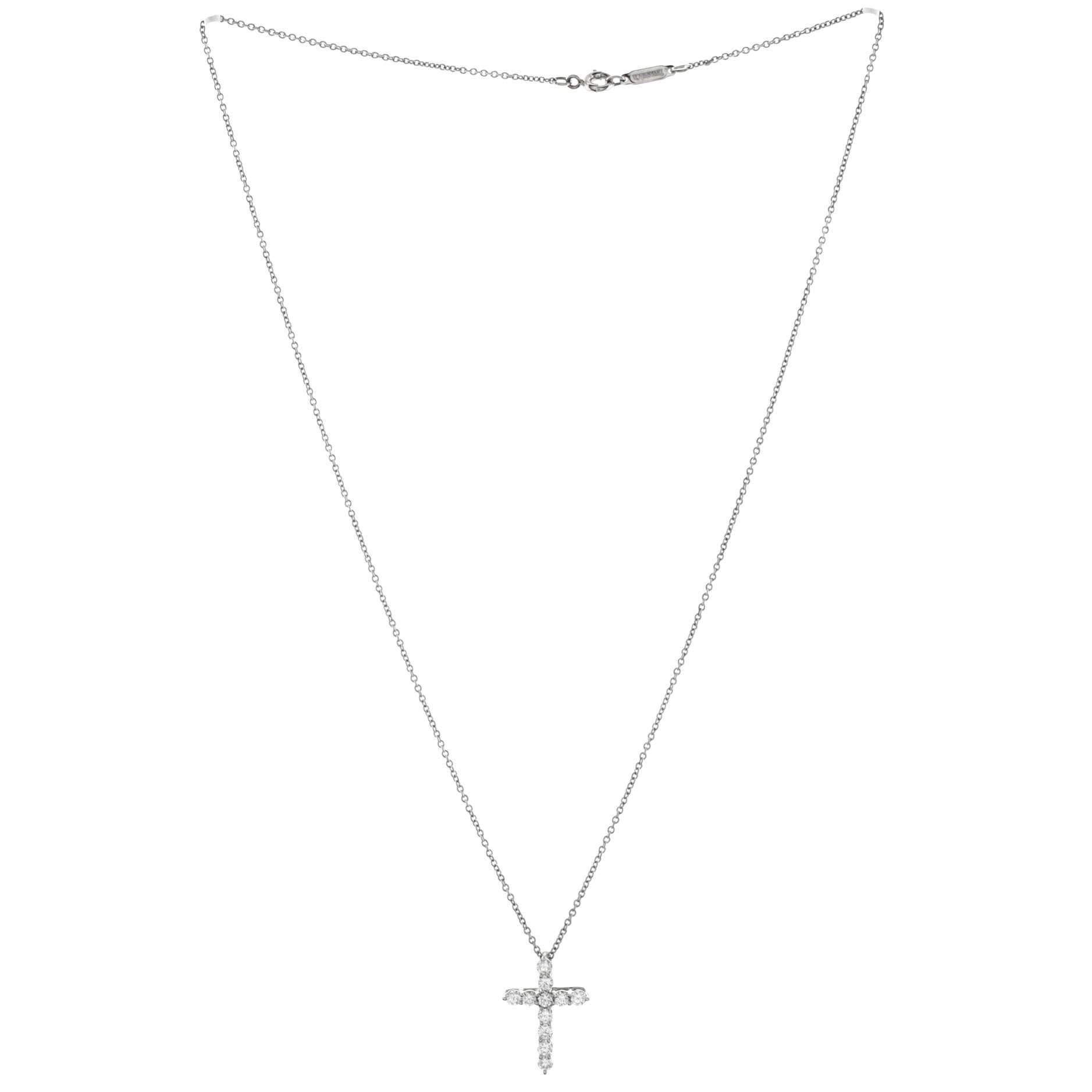 tiffany and company cross necklace