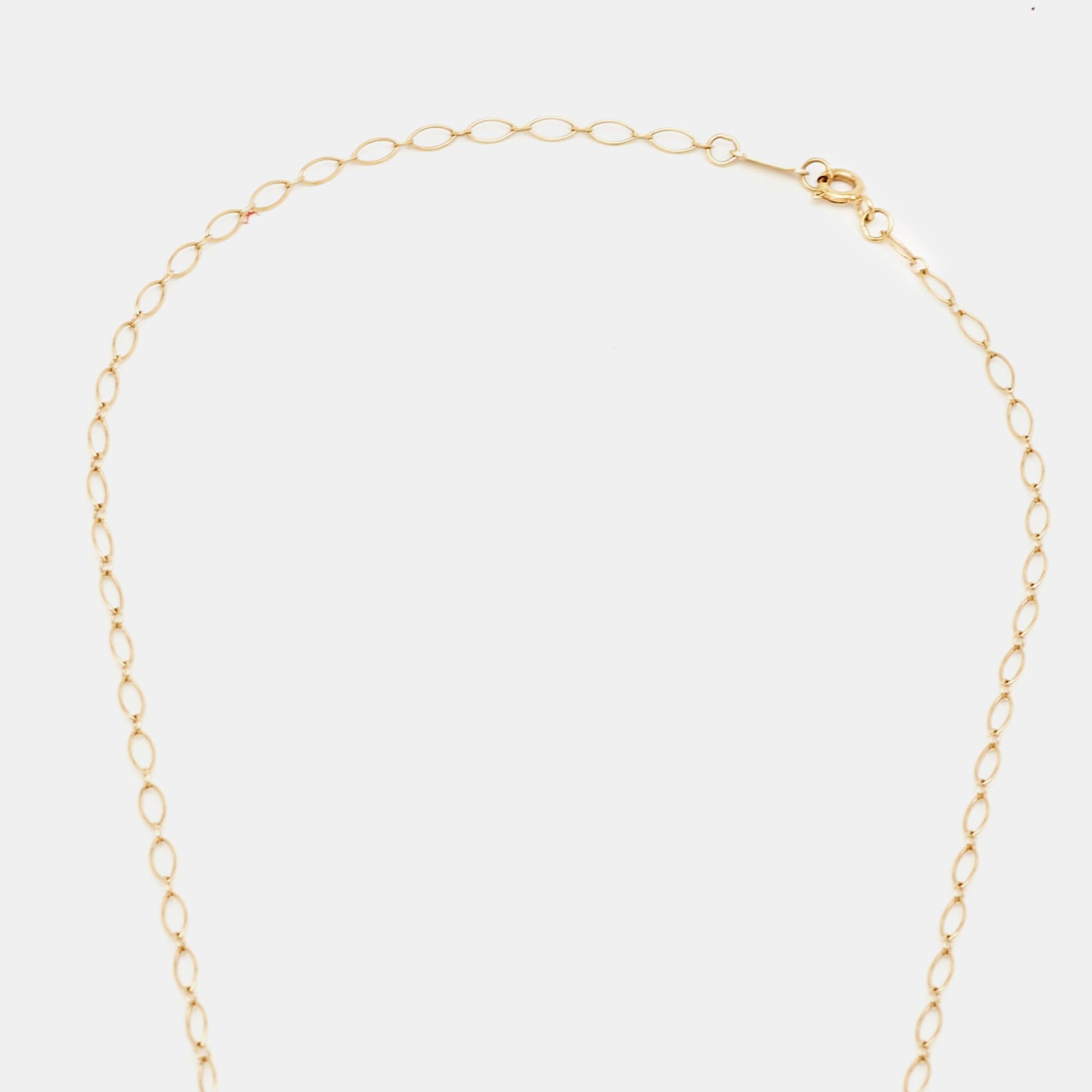 Tiffany & Co. Kronenschlüssel-Halskette mit Diamant-Anhänger, 18 Karat zweifarbiges Gold im Angebot 3
