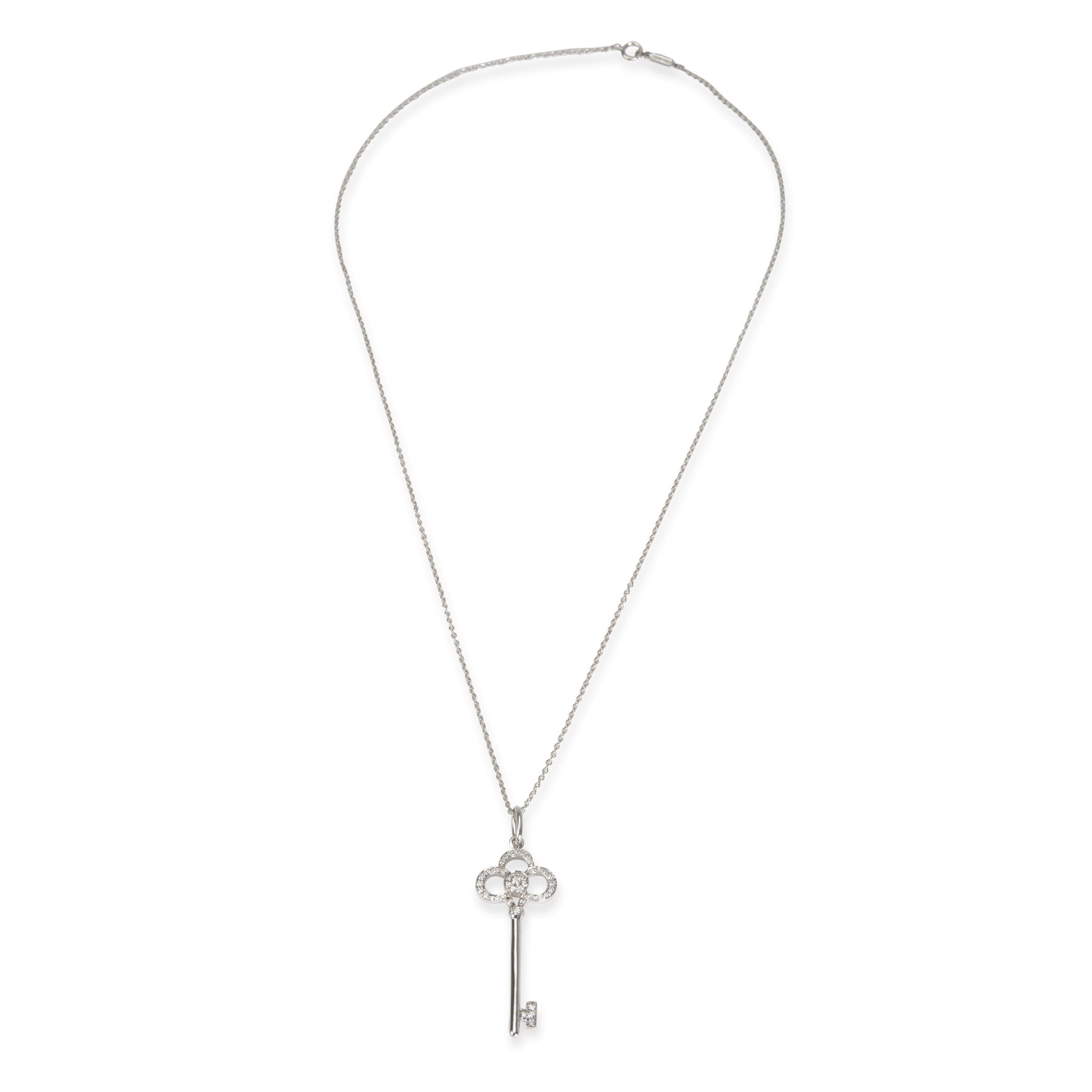 Tiffany & Co. Crown Key Diamond Pendant in 18K White Gold 0.22 CTW

PRIMARY DETAILS
SKU: 101679
Listing Title: Tiffany & Co. Crown Key Diamond Pendant in 18K White Gold 0.22 CTW
Condition Description: Retails for 2875 USD. In excellent condition and