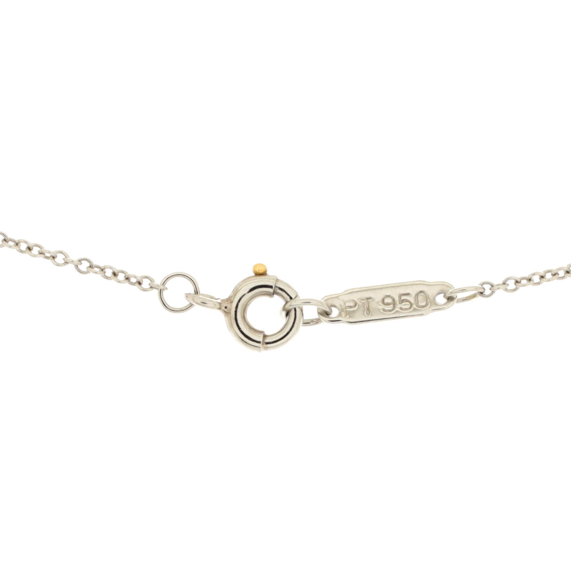 Women's or Men's Tiffany & Co. Cruciform Cross Pendant Necklace Platinum and Diamonds