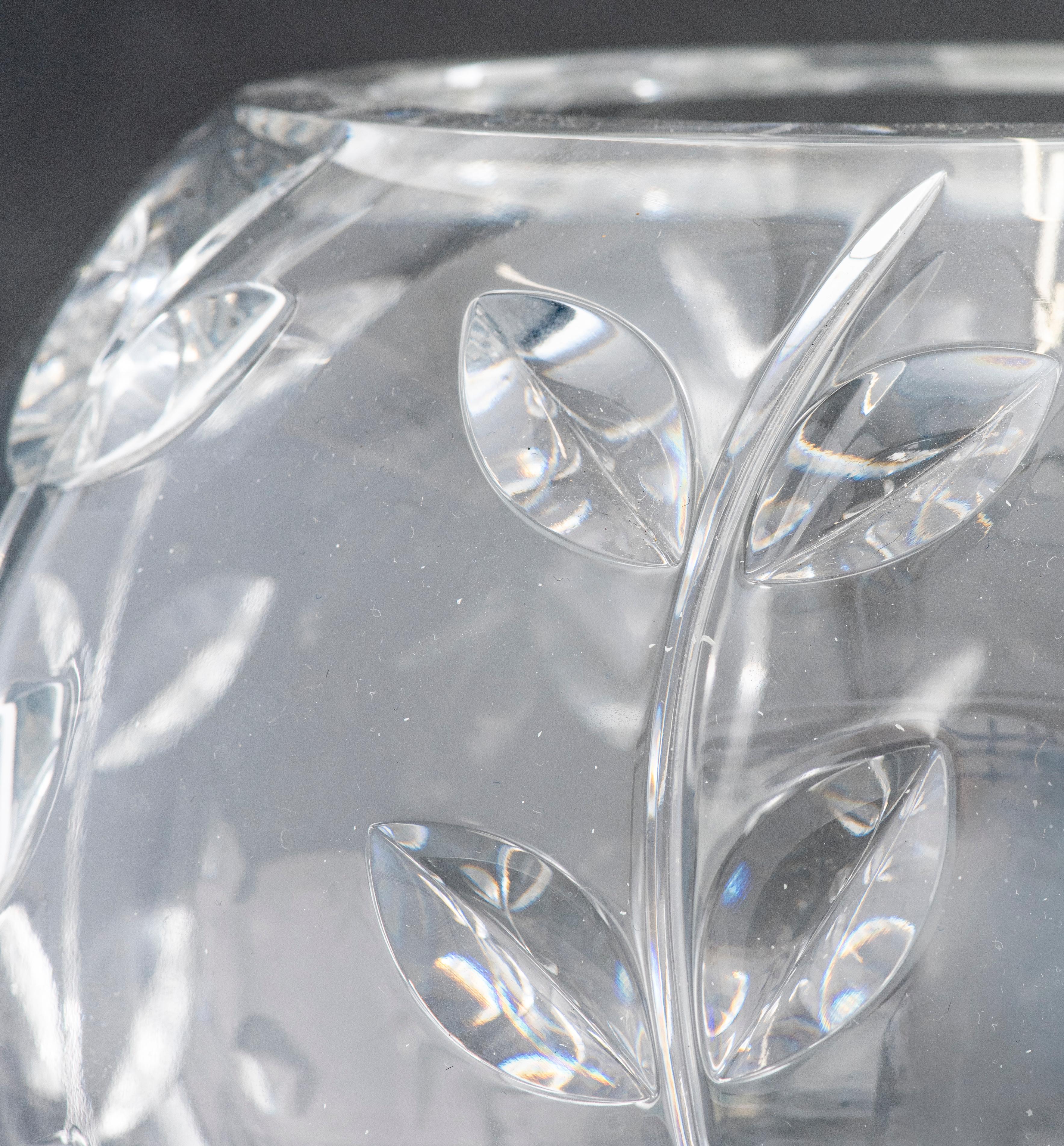 tiffany crystal vase