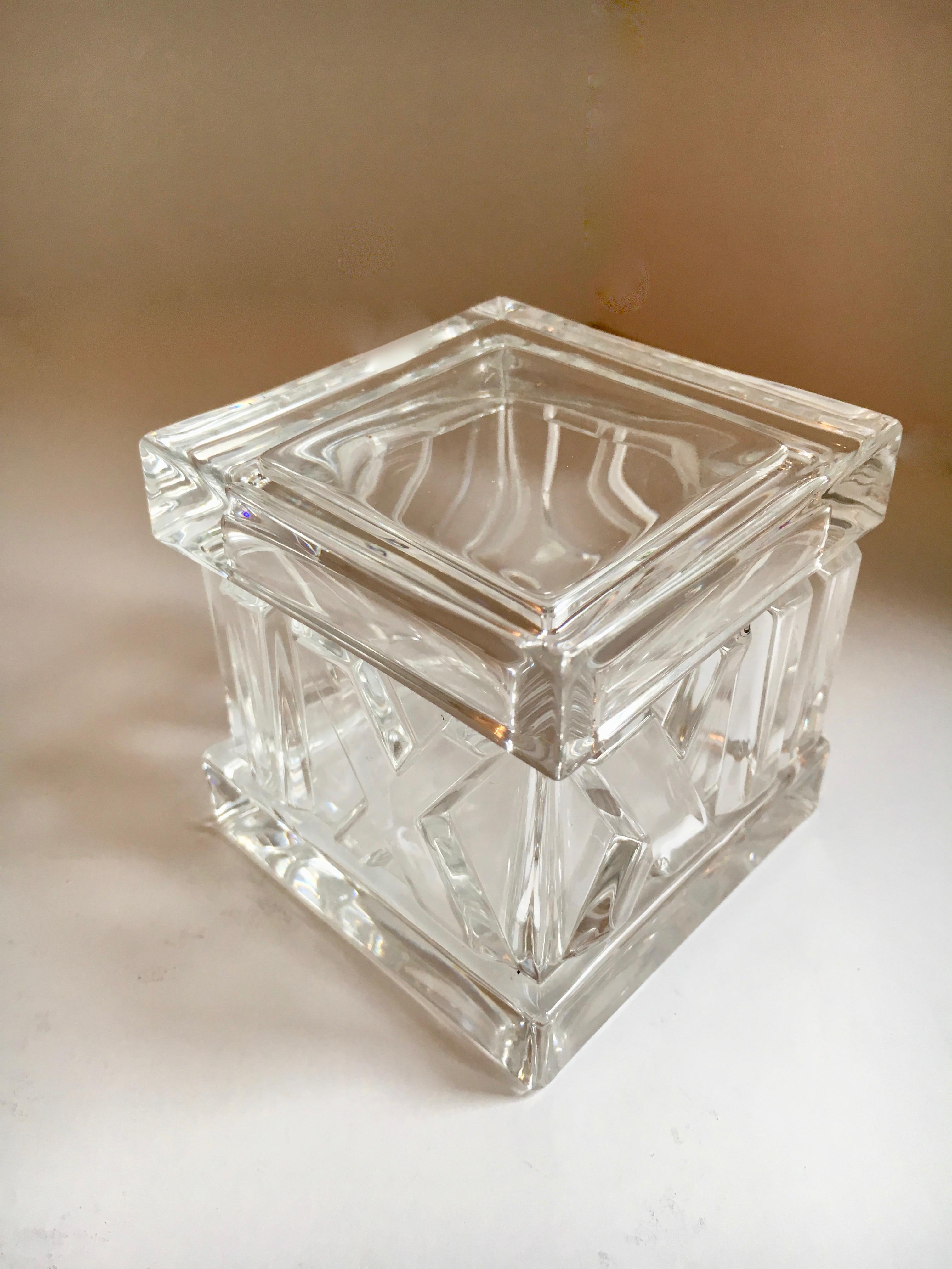 tiffany crystal box