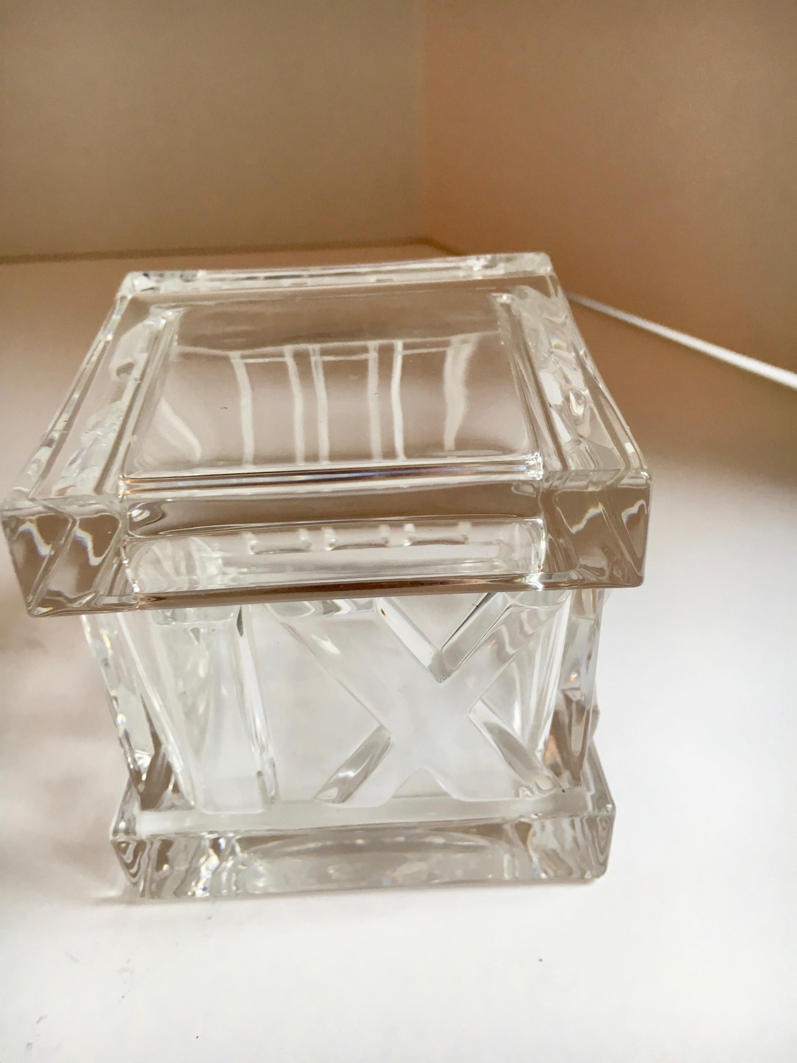 Modern Tiffany & Co. Crystal Box