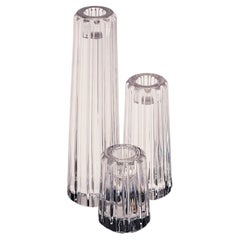 Tiffany & Co. Crystal Candle Stick Trio