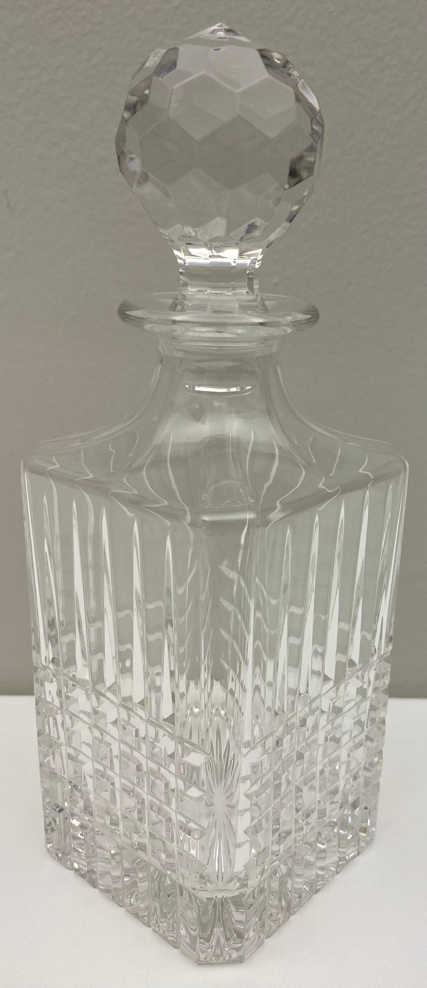 20ième siècle Tiffany and Co. Carafe  liqueur en cristal en vente