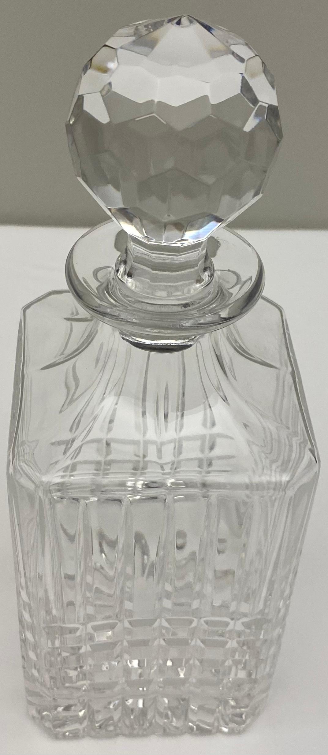 American Tiffany and Co. Crystal Liquor Decanter For Sale