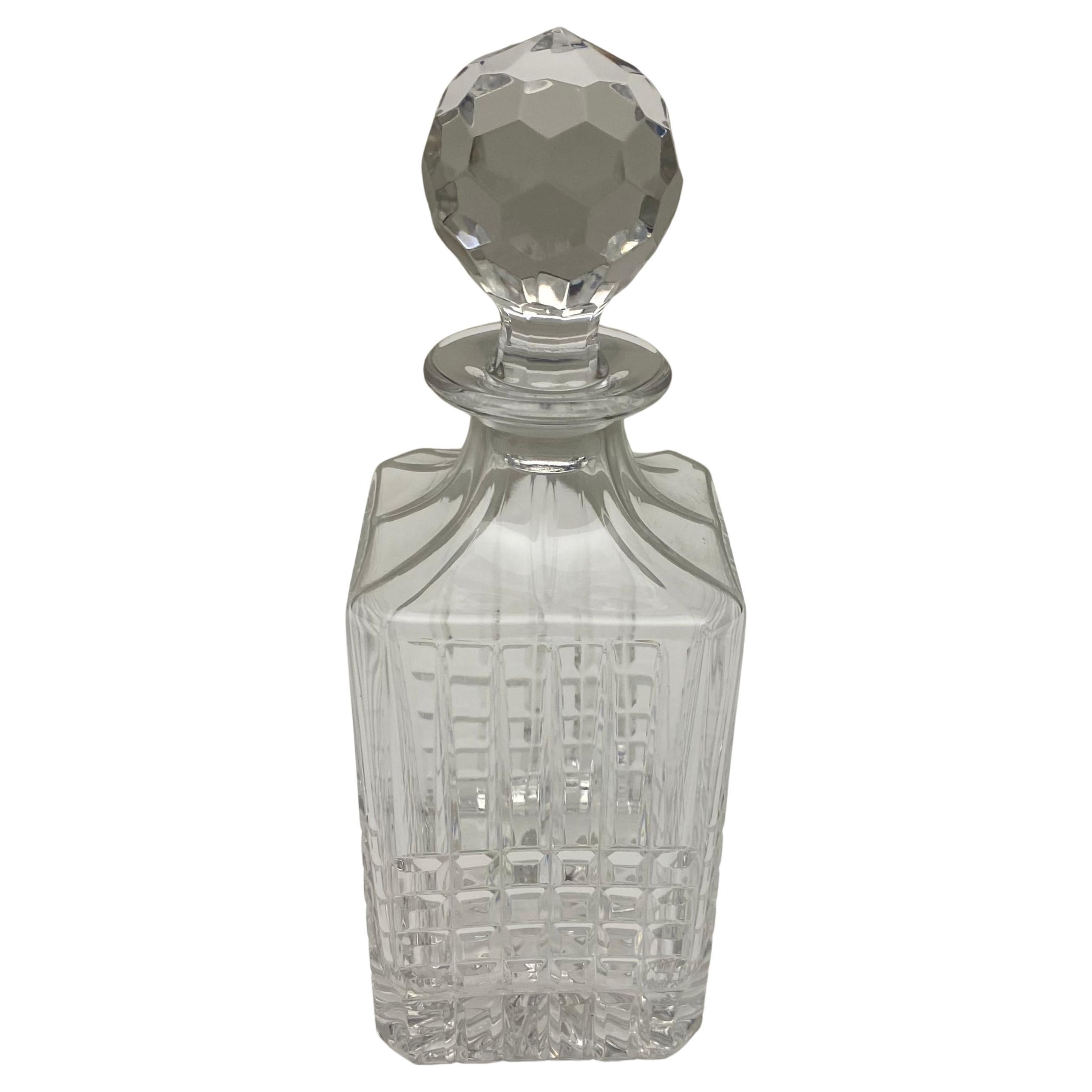 Tiffany and Co. Crystal Liquor Decanter For Sale